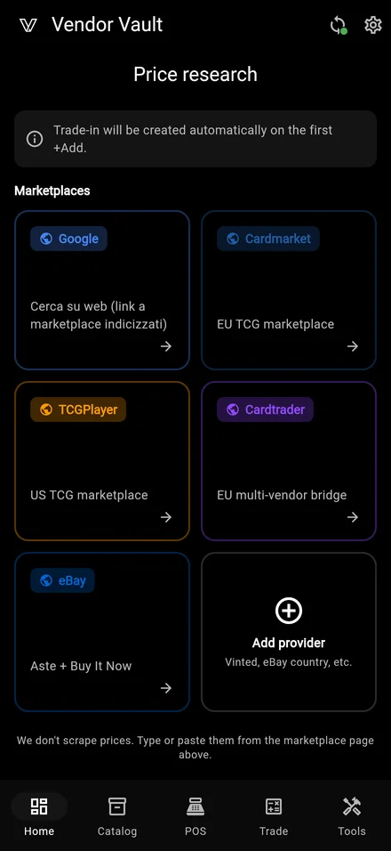 Cardmarket price lookup